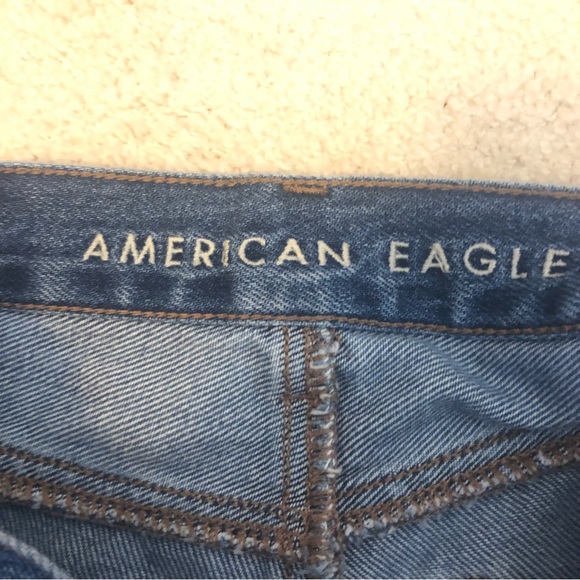 American eagle outfitters mom shorts cuffed jean denim - Picture 6 of 9